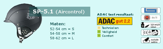 Casco SP-5.1 Aircontrol Skihelm