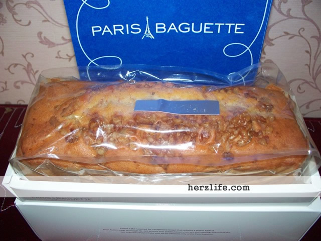 Paris Baguette Walnut Cake