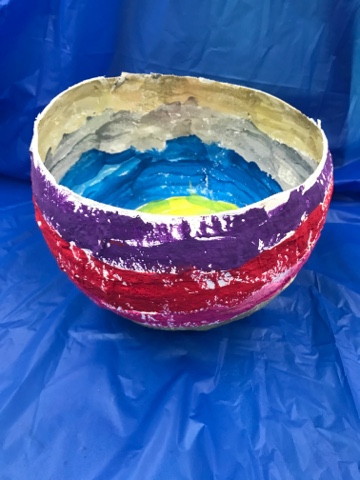 2 Soul Sisters Art Ed: Paper Mache Balloon Bowls