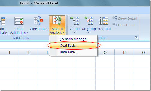 Excel Wat-Als Analyse Doelzoeken Tool