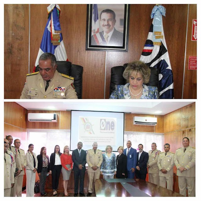 La ONE y el Ejército de República Dominicana se unen para producir estadísticas oficiales sobre el sector Defensa 