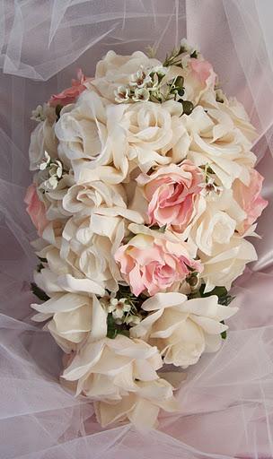 Silk wedding flowers bouquets