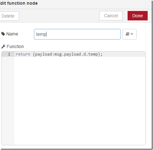 json node red watson maximo