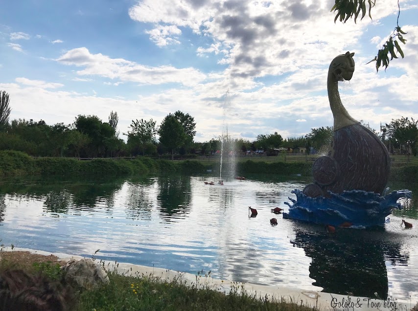 Parque Europa de Madrid con niños