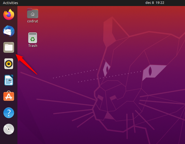 การเปิดไฟล์ใน Ubuntu Linux