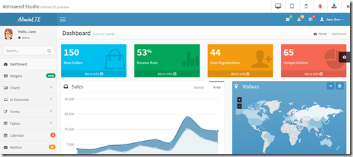 รวม Bootstrap Free Admin Template สร้างแรงจูงใจในการเรียน Bootstrap