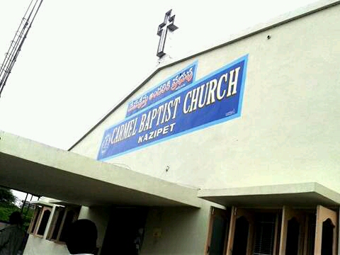 Carmel Baptist Church, FCI Main Entrance Rd, Venkatadri Nagar, Rahamatnagar, Kazipet, Telangana 506003, India, Church, state TS