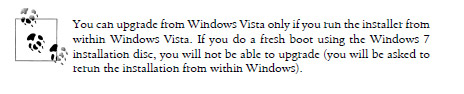 Windows 7 ขึ้นและทำงาน