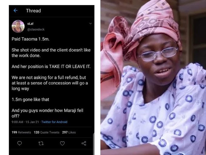 WAHALA!! Taaooma Threatens To Sue Twitter User, Blogs Over Defamation