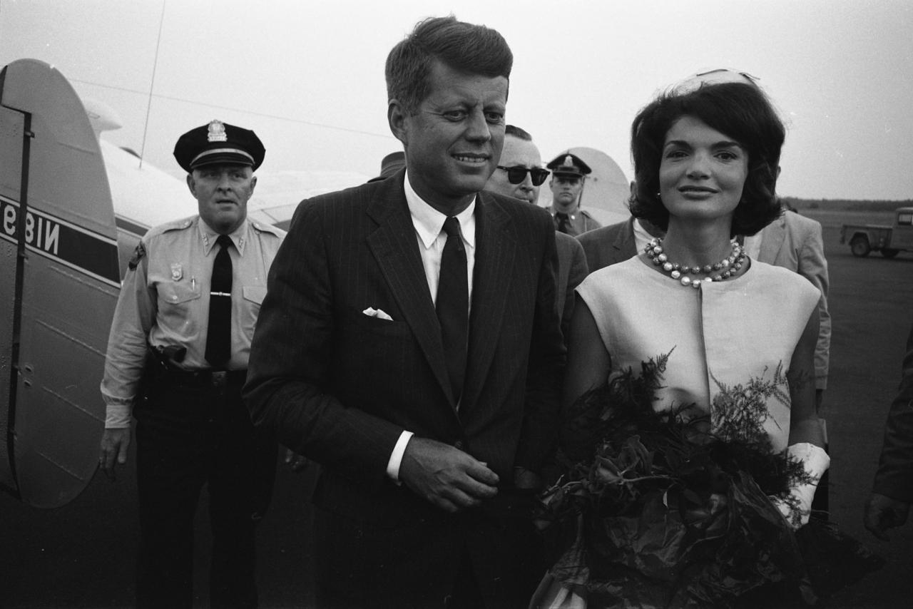 Jackie and John F Kennedy 1960