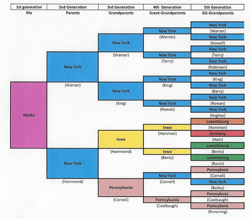 Birth Generation Chart