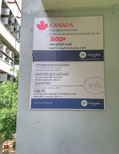 VFS - Canada Visa Application Centre, VFS Global Services Pvt. Ltd, H.No-1-8-313, Linus, 2nd Floor, Opp.American Consulate, Chiran Fort Rd, 500016, Patigadda, Begumpet, Hyderabad, Telangana 500003, India, Visa_Agent, state TS