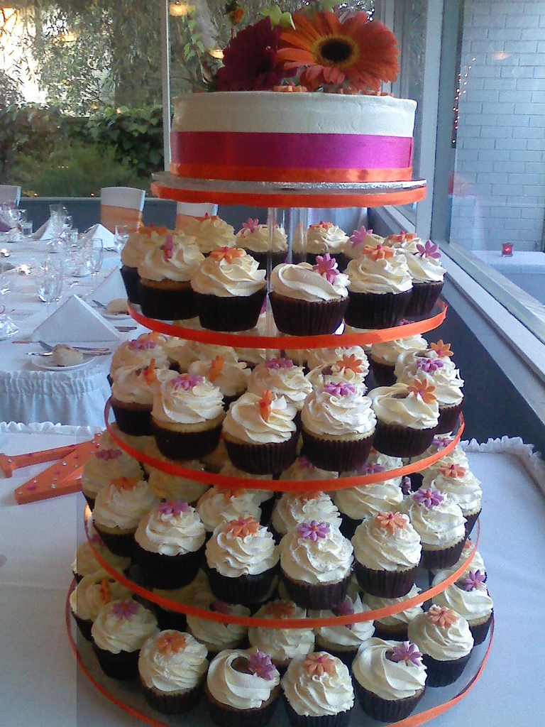 Spring Summer Wedding Cupcakes