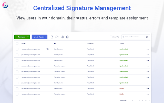 Screenshot of Ancoris Signatures