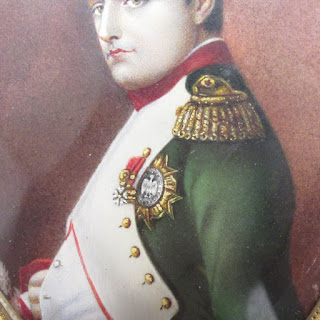 Miniature Portrait of Napoleon in Partial Profile