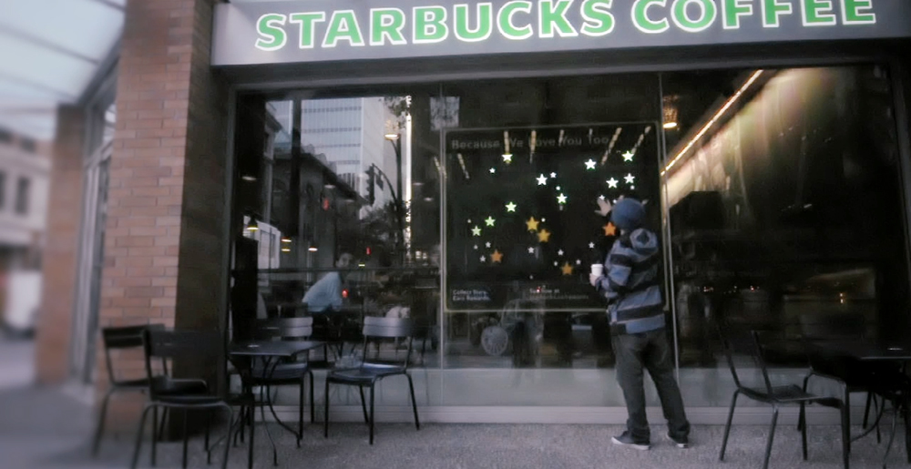 Starbucks Interactive Storefront
