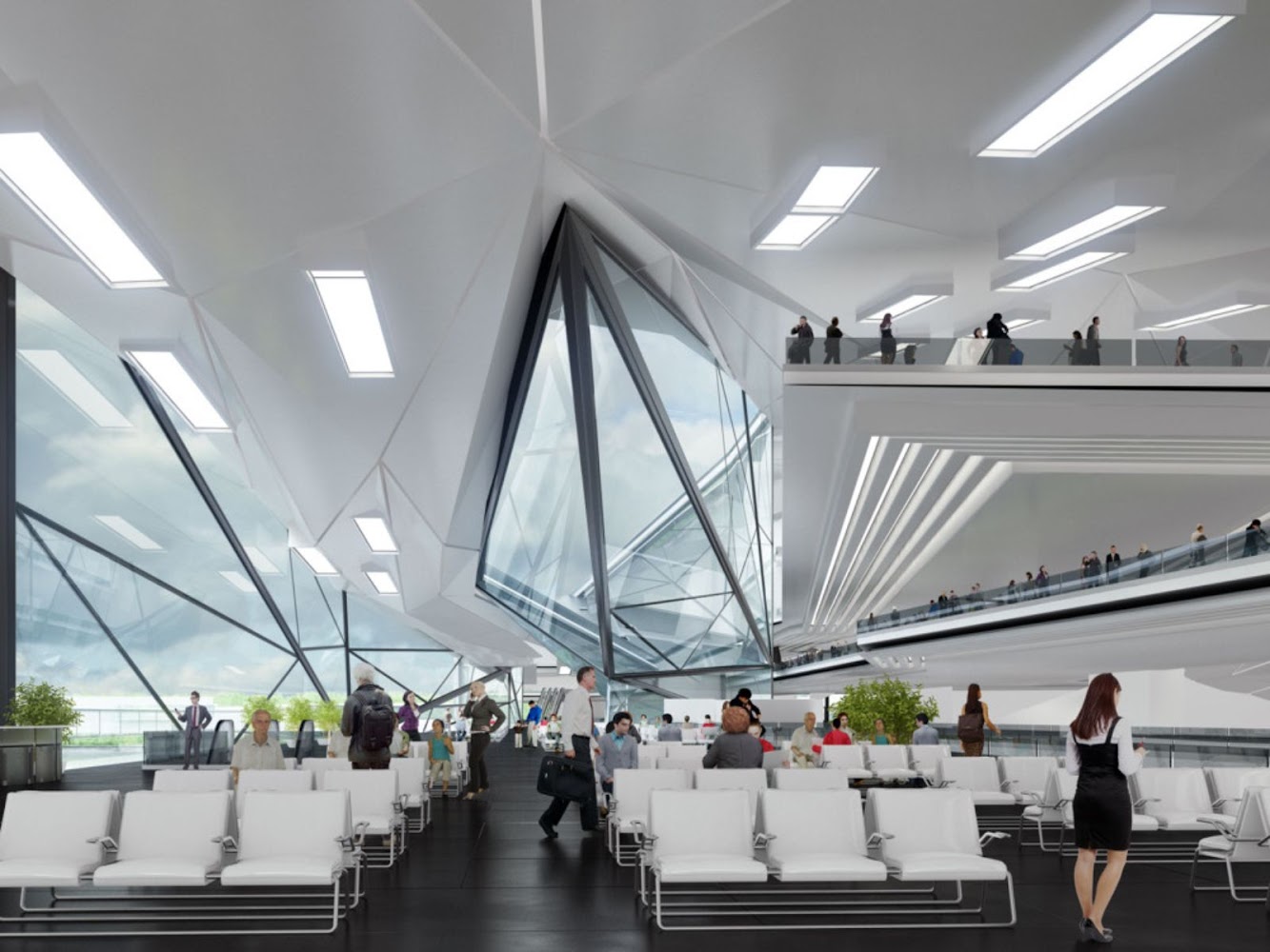 Passenger Service Center by Urban Office Architecture