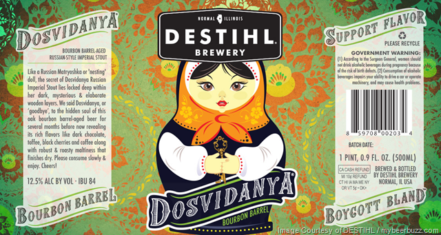 DESTIHL Adding Dosvidanya Bourbon Barrel, Rye Barrel & Toasted Coconut