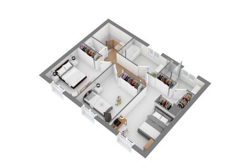  Vente Terrain + Maison - Terrain : 350m² - Maison : 115m² à Cournonterral (34660) 