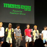 Men's EGG favorite fashion show in Shibuya, Japan 