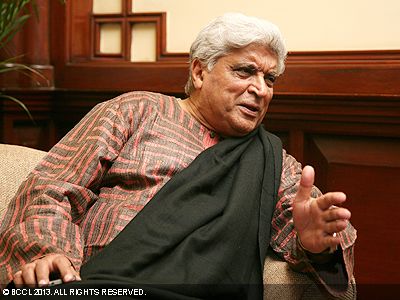 Javed Akhtar poses for the cameras during a photoshoot in Kolkata. 