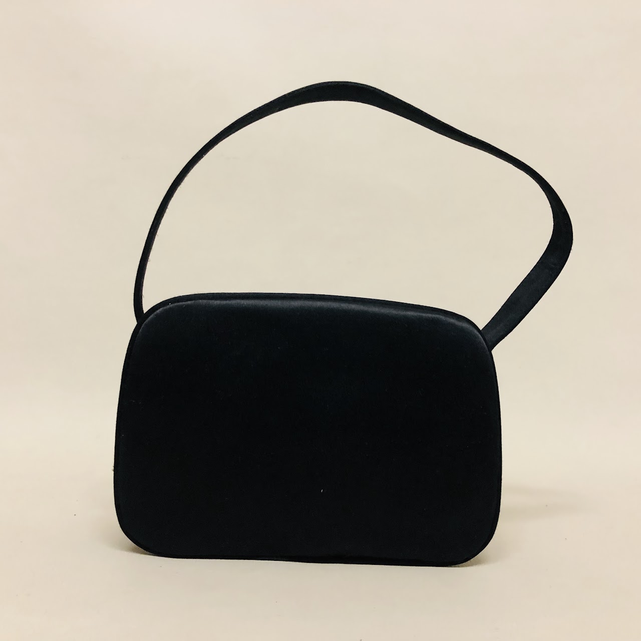 Prada Black Satin Evening Bag