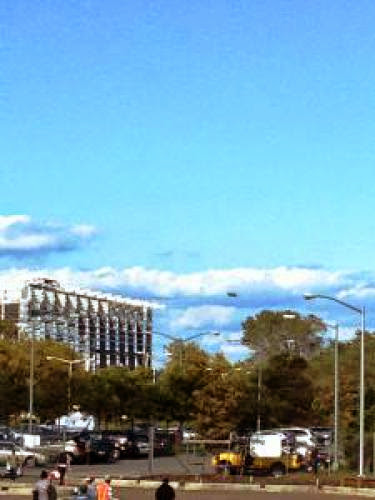 Photo Of Possible Manta Ray Over The Streets Of New York