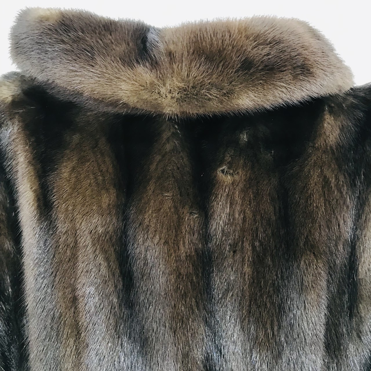 Yves Saint Laurent Fourrures Mink Coat