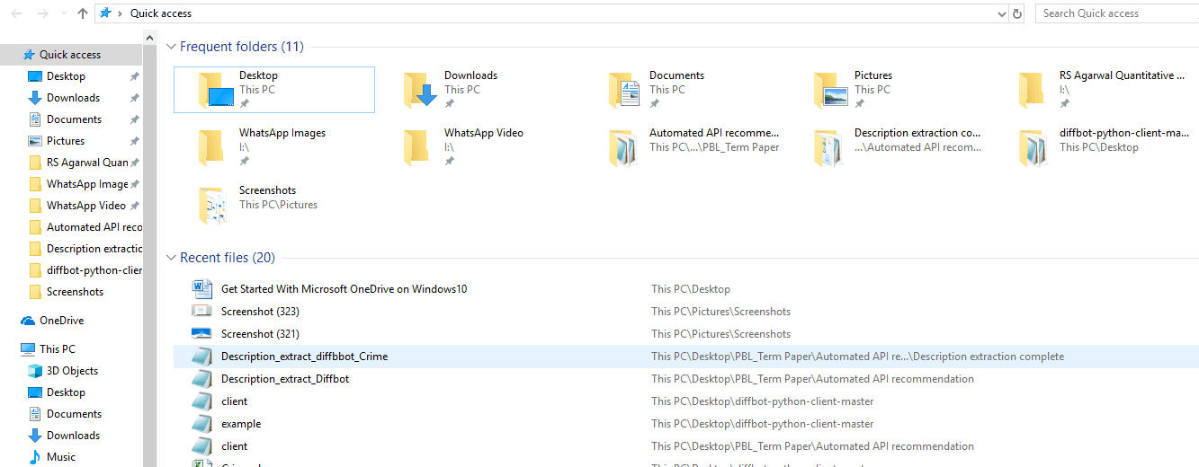 เปิด File explorer โดยคลิกที่พีซีเครื่องนี้หรือโดยใช้ปุ่มลัด Windows + E