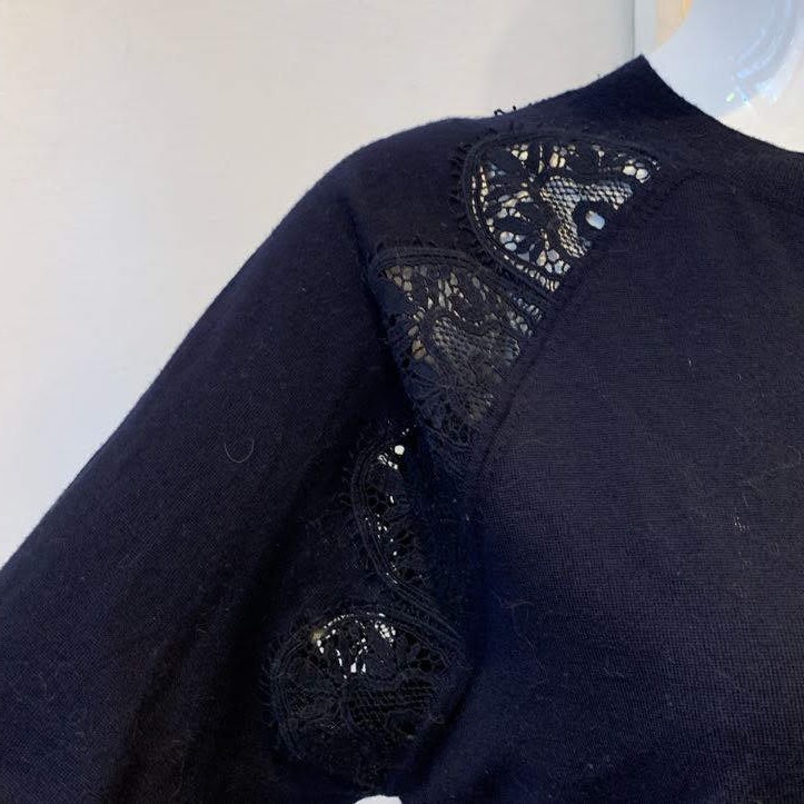 Chloé Lace & Wool Sweater