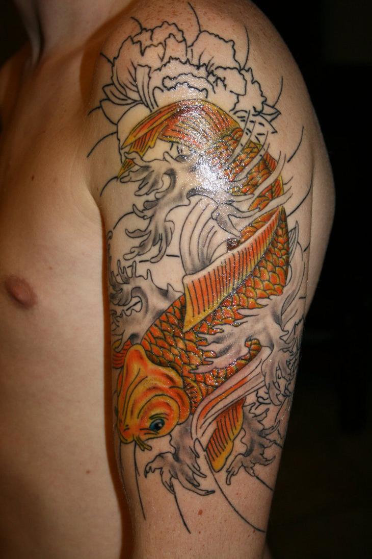 koi fish tattoo drawings