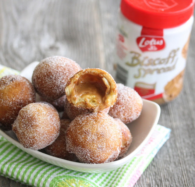 photo of Biscoff Filled Donut Holes