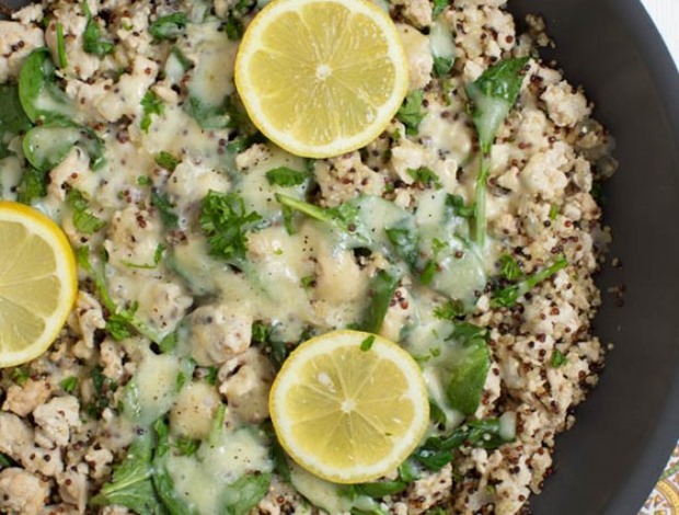 Lemon-Chicken-Quinoa-Skillet-with-Baby-Spinach-1706-660x500