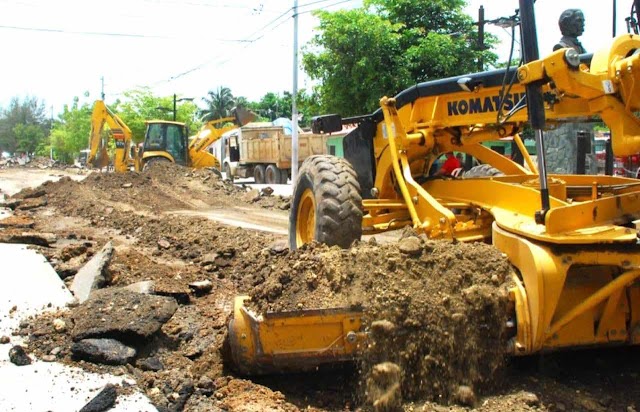 Obras Públicas inicia reconstrucción de calles en San José de Los Llanos