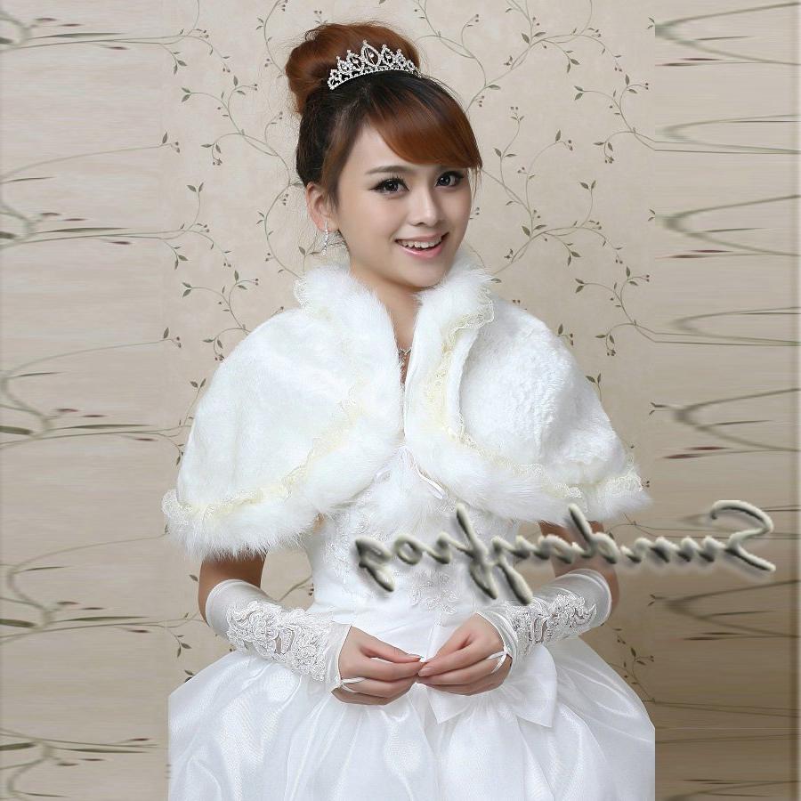 Wholesale Free Shipping Faux Fur Special Occasion  Wedding Jacket  Wrap 