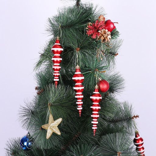 Title 6, Christmas Decoration 14cm Painted Gourd Ball De...