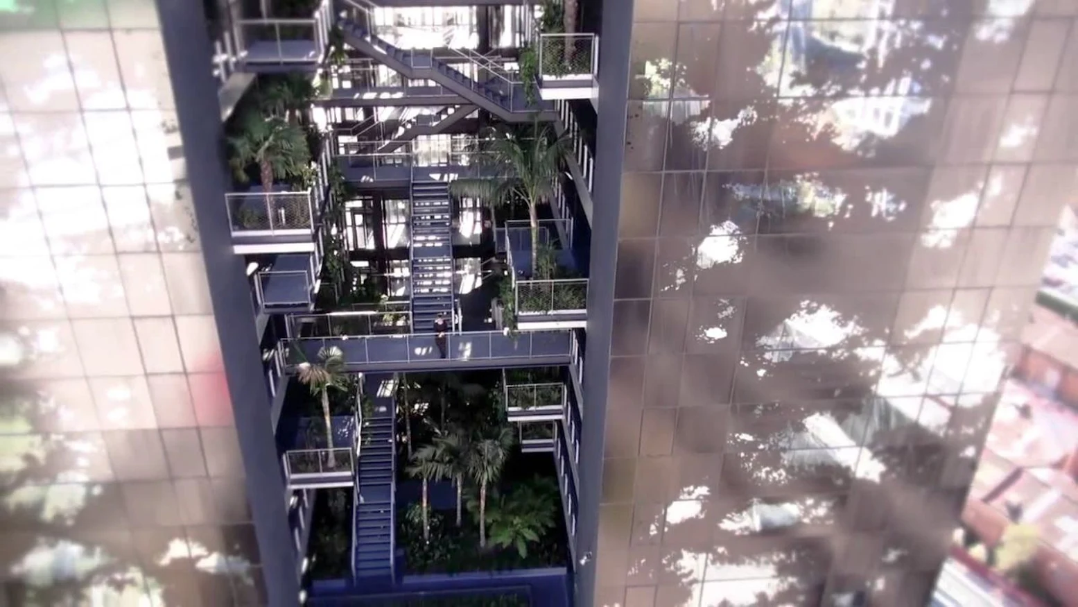 Vertical garden of Renaissance Barcelona Fira Hotel by