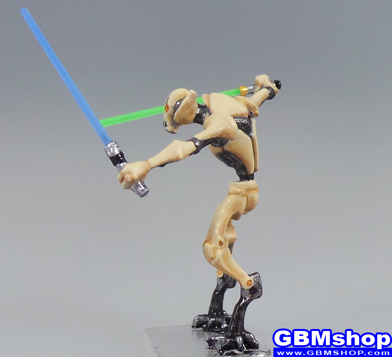 star wars miniature Imperial Assault General Grievous, Scourge of the Jedi #10 Galaxy at War Star Wars Minis Custom Customize and Painting