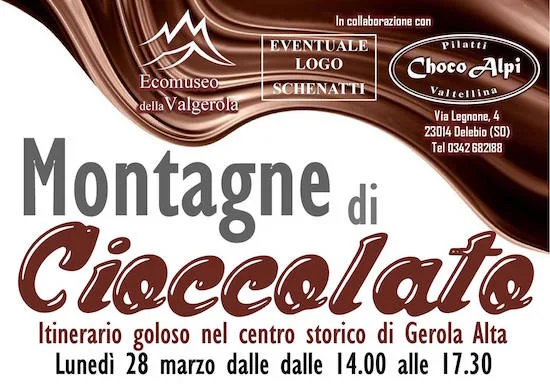 Montagne di cioccolato 28 Marzo  Gerola Alta (SO)