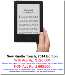 Harga kindle di www.tokoebookreader.com