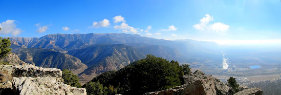 Panorama featuring Patmos Ridge in the distance