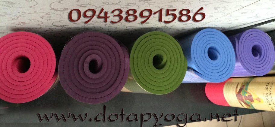 Thảm tập yoga tpe 8mm cao cấp đúc liền