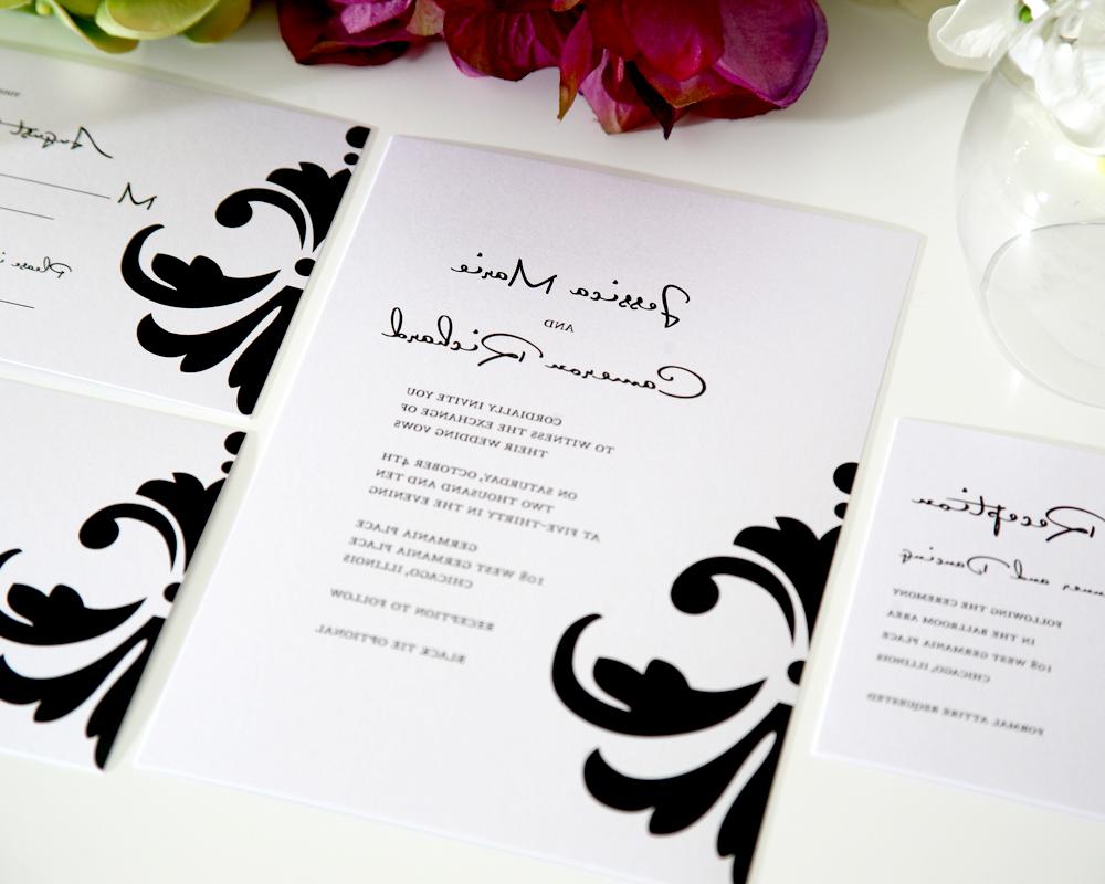 Damask Accent Wedding