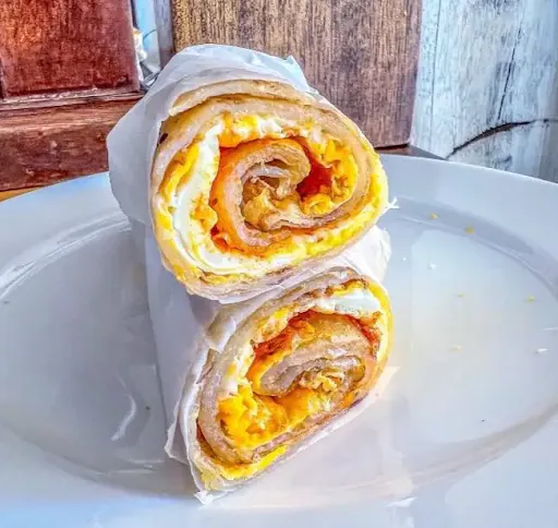 Cheesy BBQ Paneer Roll