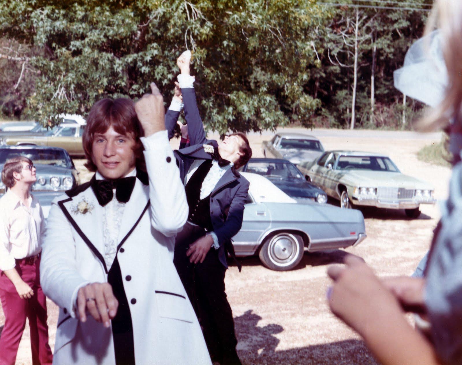 garter on his wedding day.