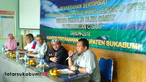 
Program PTSL, BPN Kabupaten Sukabumi Berikan 10500 Sertifikat Tanah
