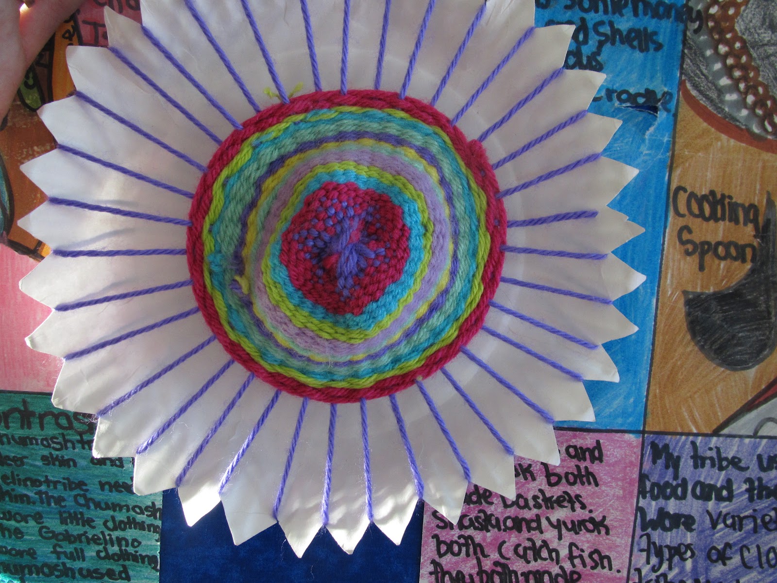 Paper Plate Weaving Facebook Molly Maloy