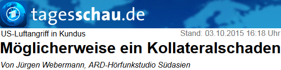 US-Luftangriff in Kundus möglicherweise ein Kollateralschaden 