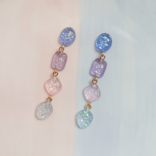 Title 5, Womens Fashion Candy Jewel Earrings Add a Tou...