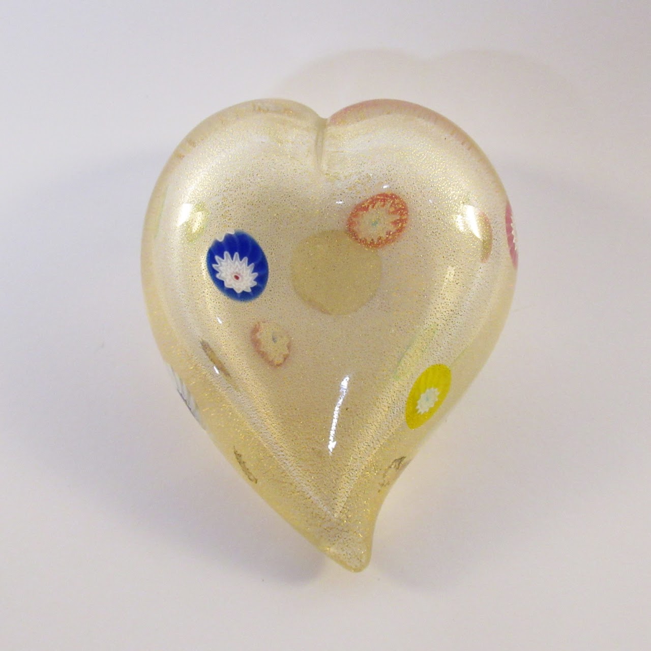 Murano Blown Glass Heart